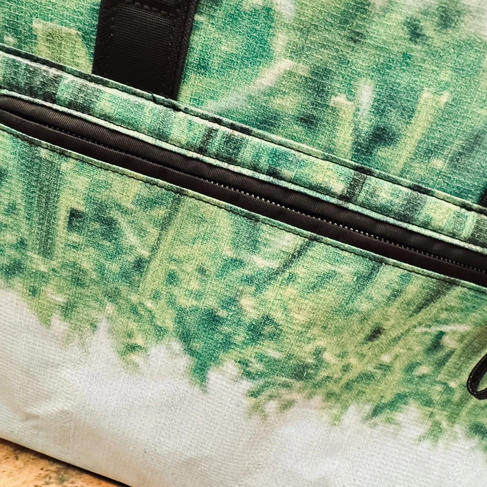 Black & White Canvas Weekender Bag